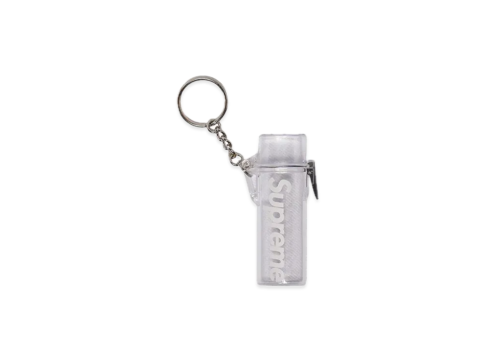 Supreme Waterproof Lighter Case Keychain "Clear"