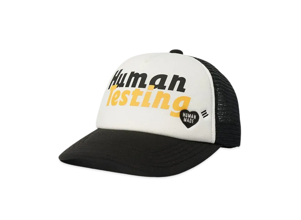 HUMAN MADE A$AP Rocky HUMAN TESTING MESH CAP "Black White"