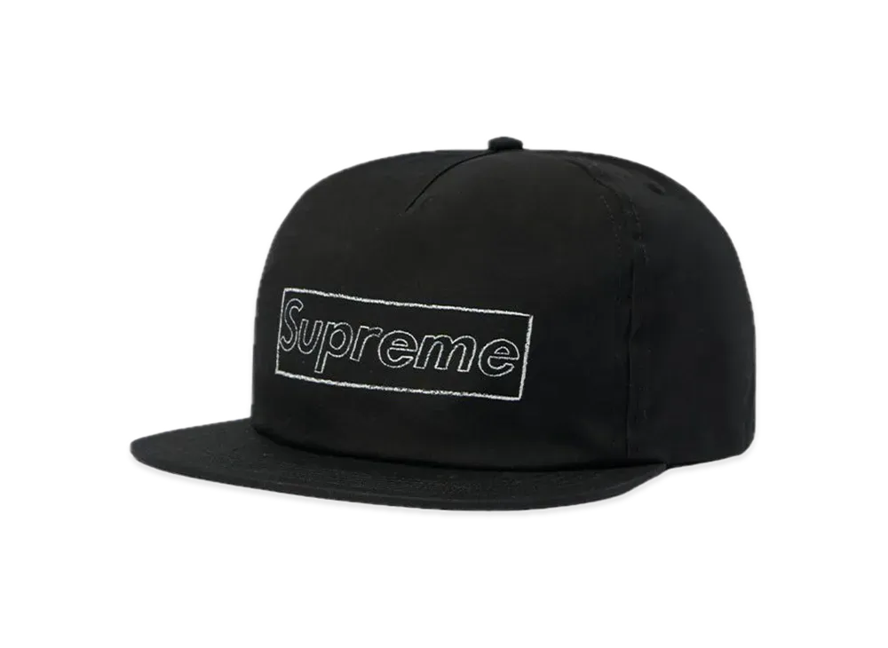 Supreme KAWS Chalk Logo 5-Panel "Black"