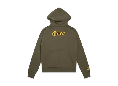 drew house secret hoodie "Midnight Olive"