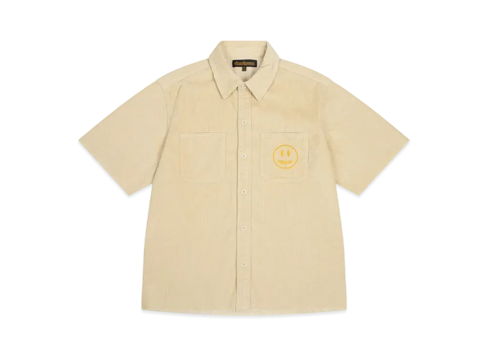 drew house corduroy ss shirt "Biscotti"