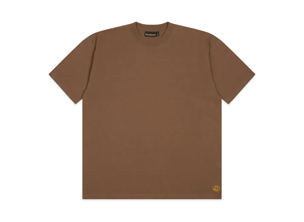 drew house basic ss tee "Brown"