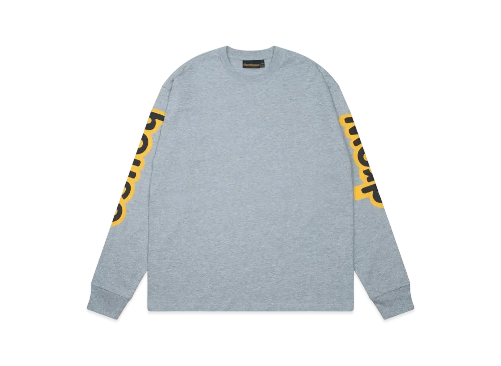 drew house drew house ls hug tee "Heather Grey"