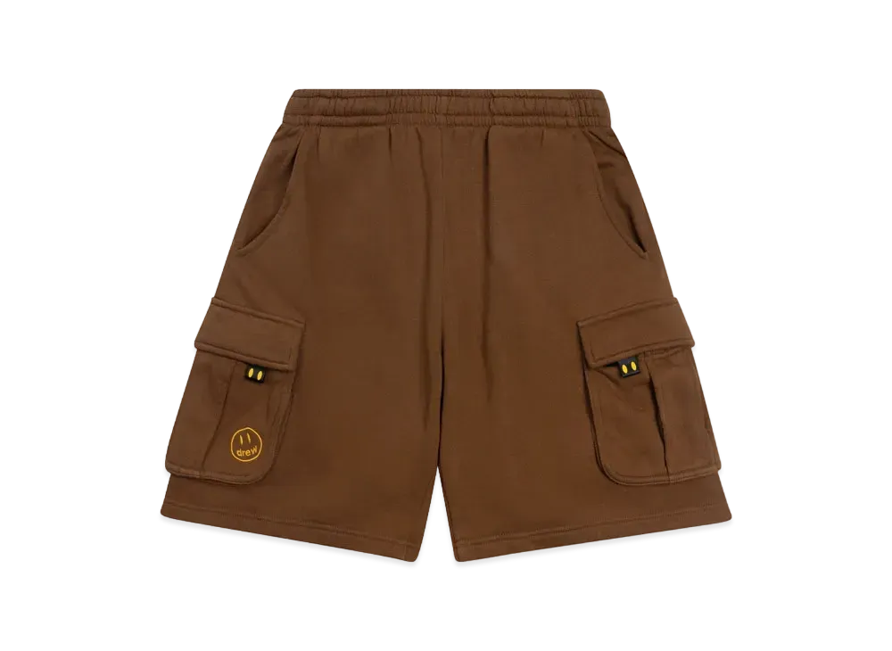 drew house cargo sweatshort "Brown"