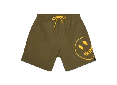 drew house mascot pool short "Midnight Olive"