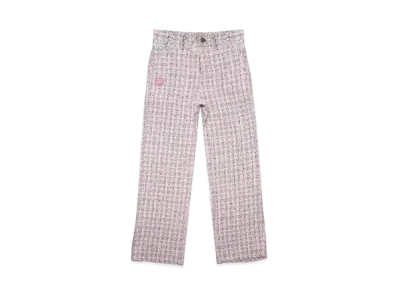 drew house boucle relaxed fit chino "Pink"