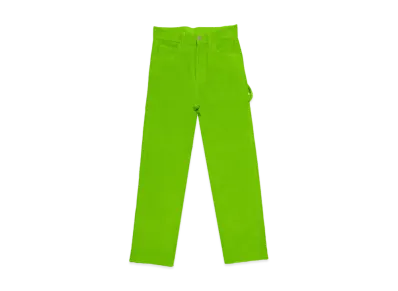 drew house corduroy carpenter pant "Lime"