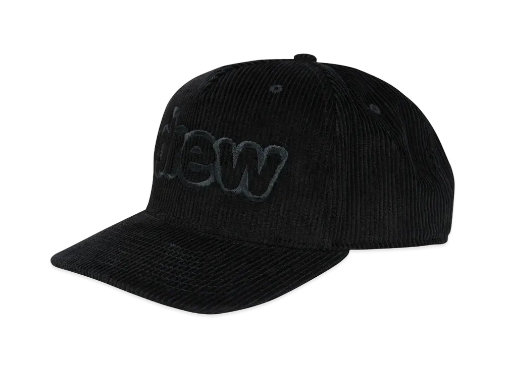 drew house corduroy secret snapback "Black"