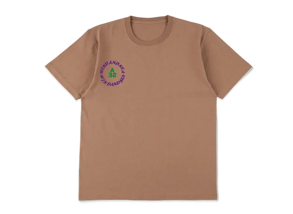 WIND AND SEA -Y&S- WDS CUSTOM TEE 7.1OZ "Camel"