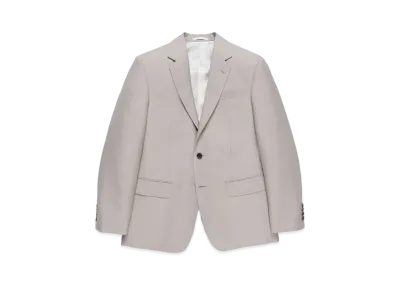 WACKO MARIA SINGLE BREASTED JACKET (IMPOET FABRIC / DOEMEUIL) "White Beige"