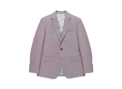 WACKO MARIA SINGLE BREASTED JACKET (IMPOET FABRIC / DOEMEUIL) "Light Purple"