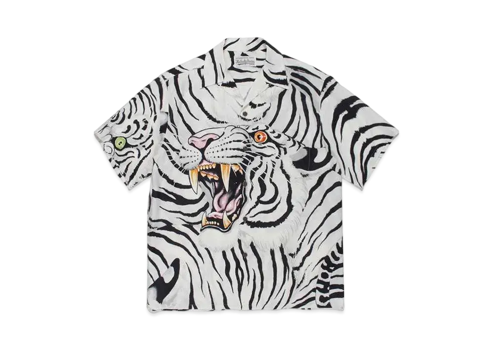 WACKO MARIA TIM LEHI / HAWAIIAN SHIRT "White"