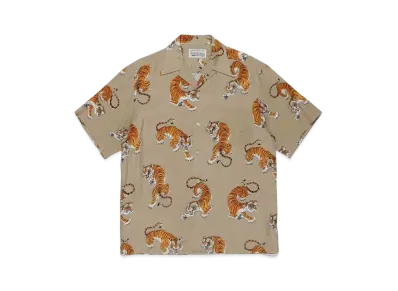 WACKO MARIA TIM LEHI / HAWAIIAN SHIRT "Beige"