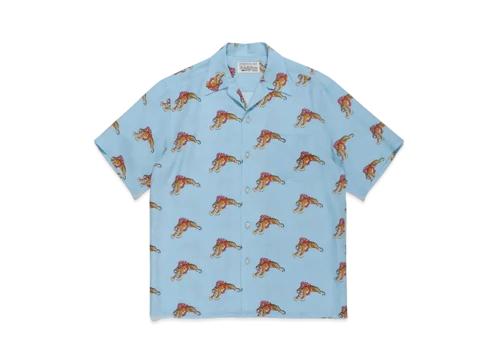 WACKO MARIA TIM LEHI / HAWAIIAN SHIRT "Blue"