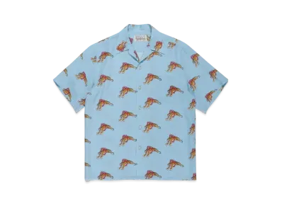 WACKO MARIA TIM LEHI / HAWAIIAN SHIRT "Blue"