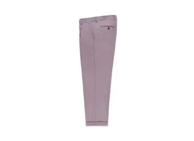 WACKO MARIA PLEATED TROUSERS (IMPOET FABRIC / DOEMEUIL) "Light Purple"