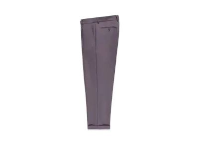 WACKO MARIA PLEATED TROUSERS (IMPOET FABRIC / DOEMEUIL) "Purple"