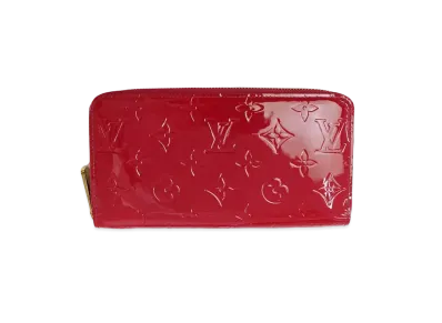 Louis Vuitton Vernis Zippy Wallet "Red"