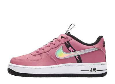 Nike GS Air Force 1 Low LV8 KSA "Worldwide Pack Desert Berry Black"