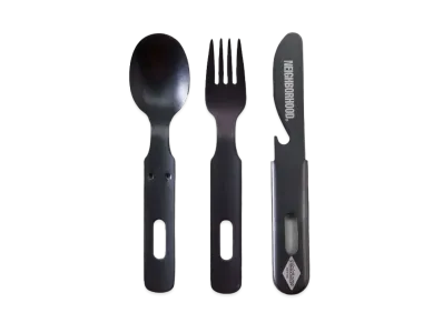 NEIGHBORHOOD PC / SS-CUTLERY SET "Black"