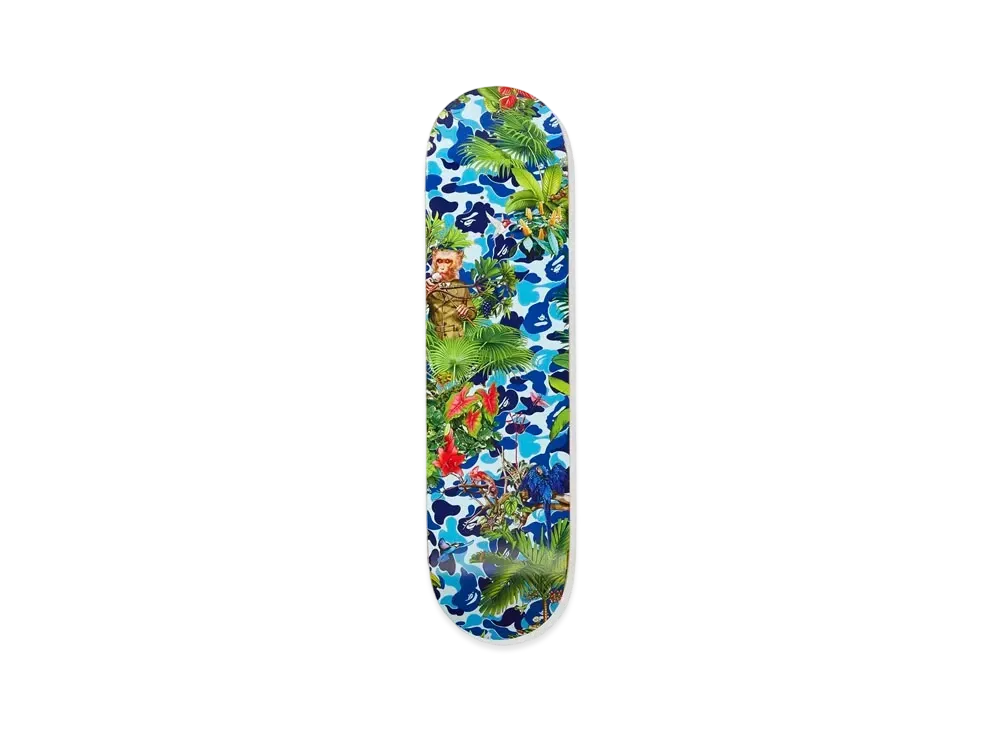 A BATHING APE BAPE® X MONKEY 47 SKATEBOARD "Blue"