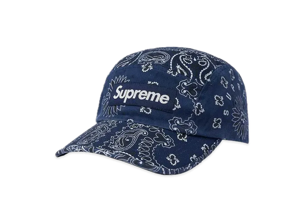 Supreme Bandana Camp Cap "Navy"