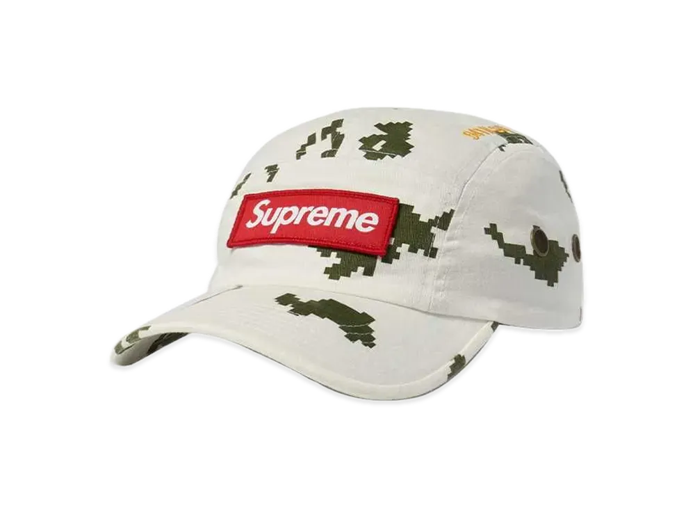 Supreme Military Camp Cap "White Camo" (21FW)