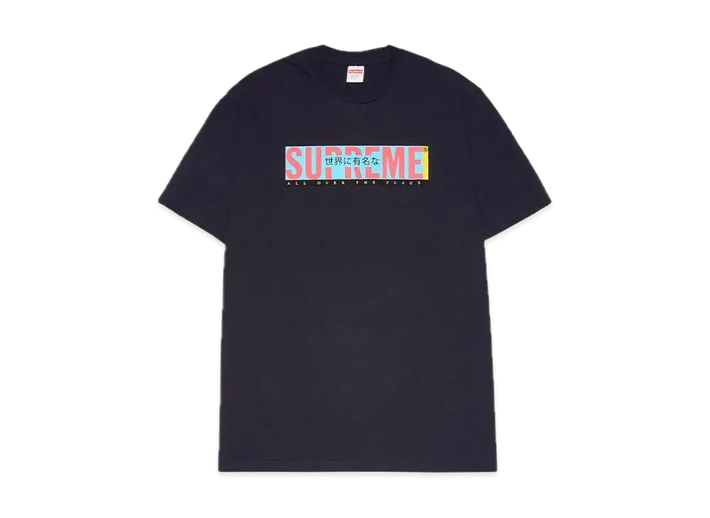 Supreme All Over Tee "Navy"