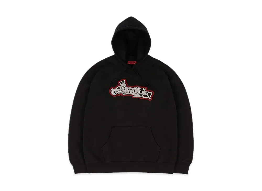 Supreme Handstyle Hooded Sweatshirt "Black"