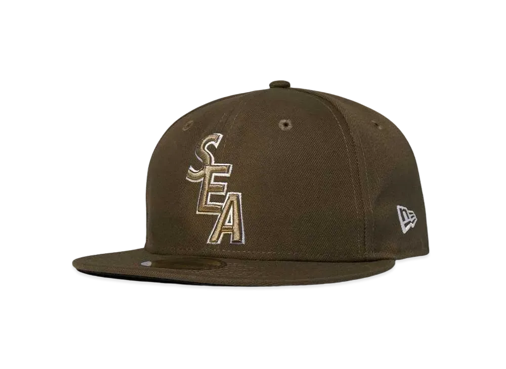 New Era x WIND AND SEA 59 Fifty Cap Sea "Brown"