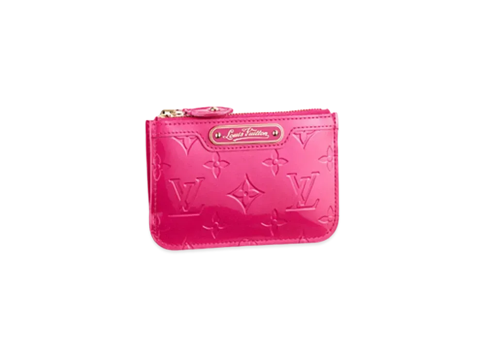 Louis Vuitton Monogram Vernis Pochette Cle "Rose Pop"