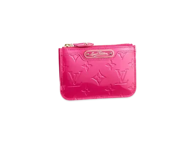 Louis Vuitton Monogram Vernis Pochette Cle "Rose Pop"