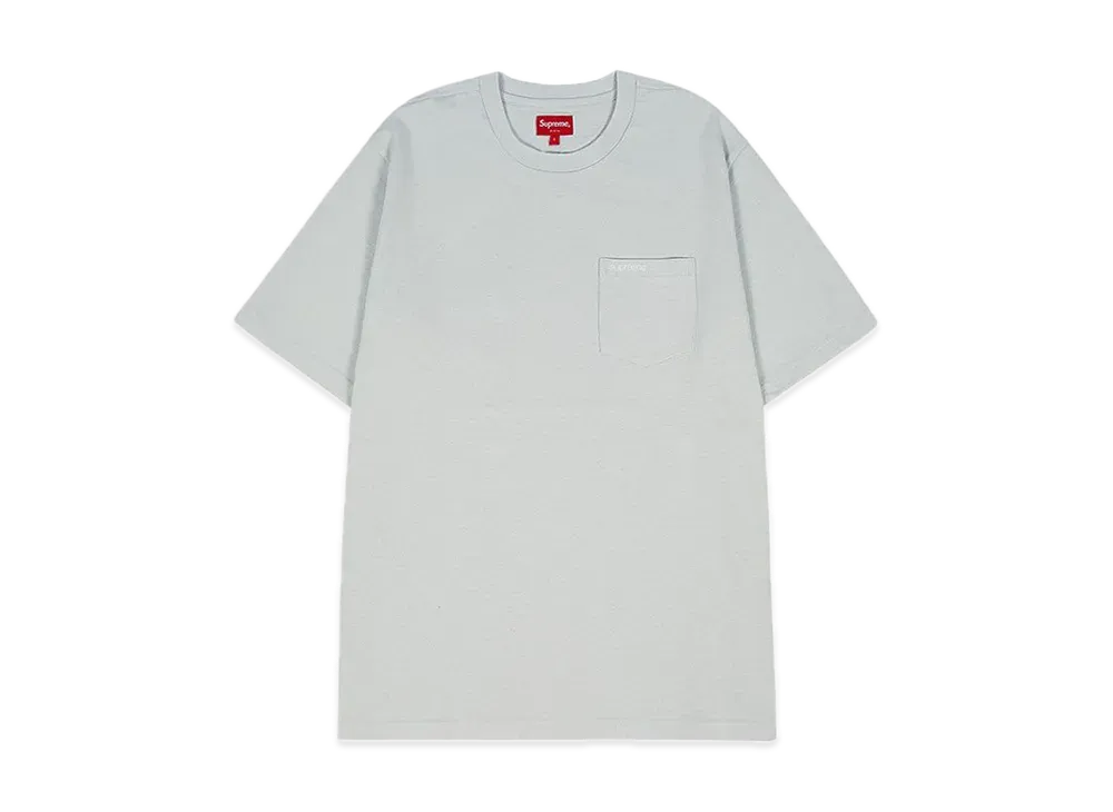 Supreme S/S Pocket Tee "Light Blue"(22SS)