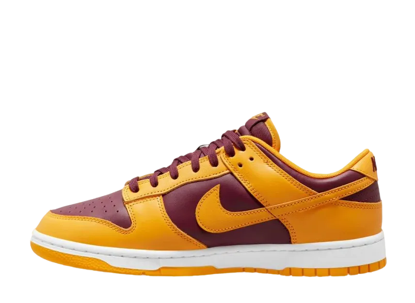 ナイキ ダンク ロー レトロ "ユニバーシティゴールド アンド ディープマルーン"