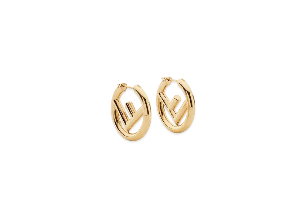 FENDI F Is Fendi Earrings "Gold"