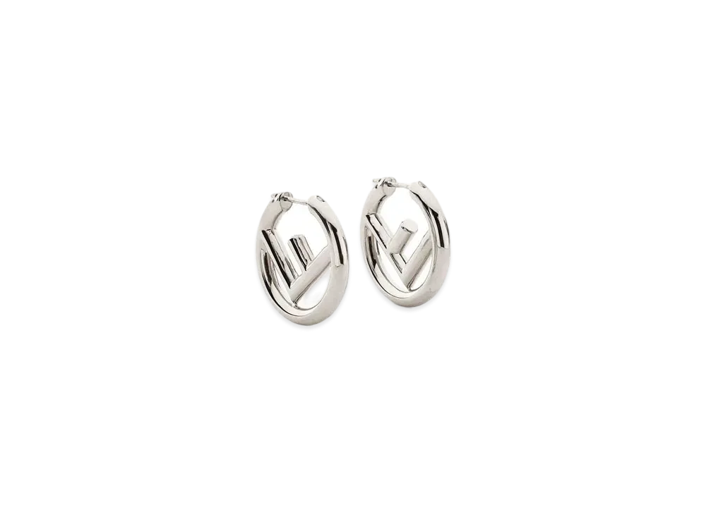 FENDI F Is Fendi Earrings "Silver"