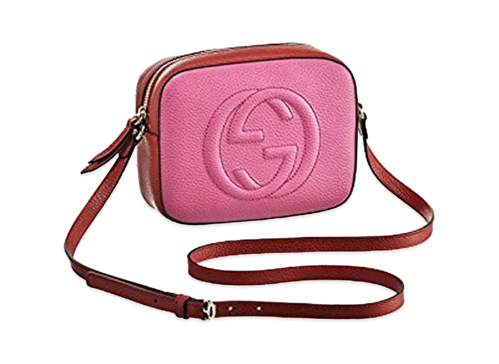 グッチ ソーホー レザー スモール ディスコバッグ 