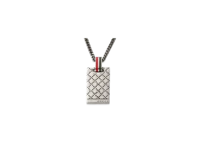 GUCCI Diamante Motif Necklace "Silver"