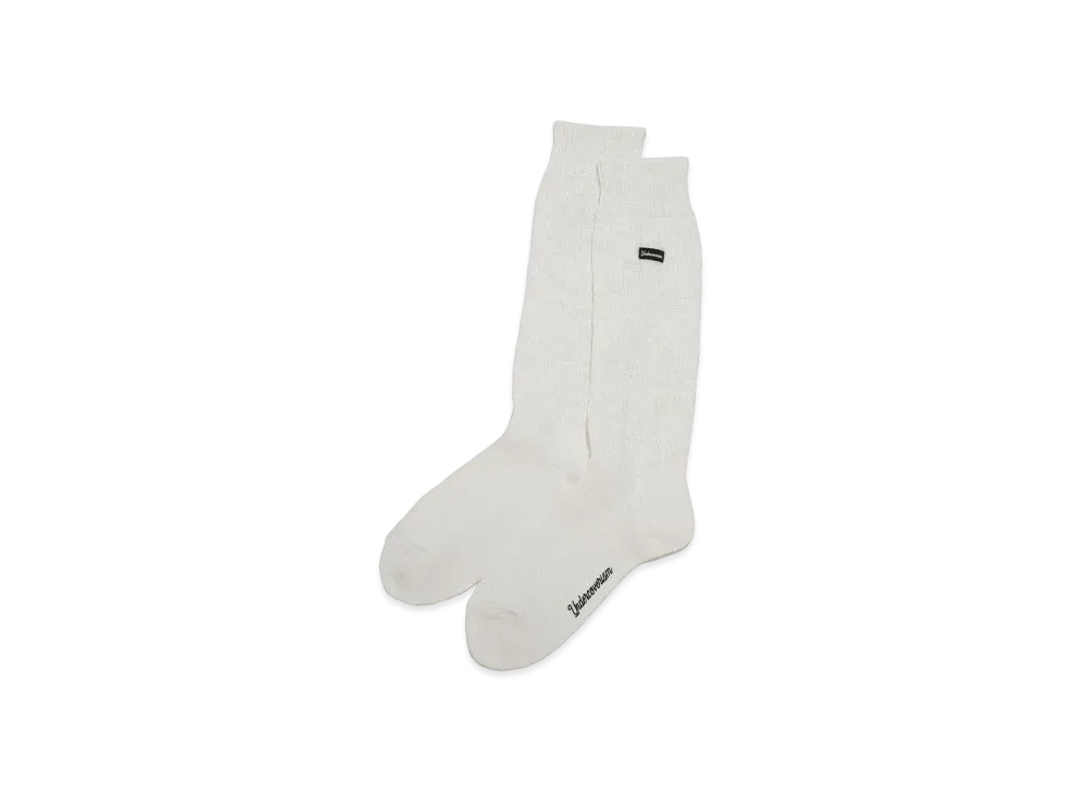 UNDERCOVER SOCKS "White"