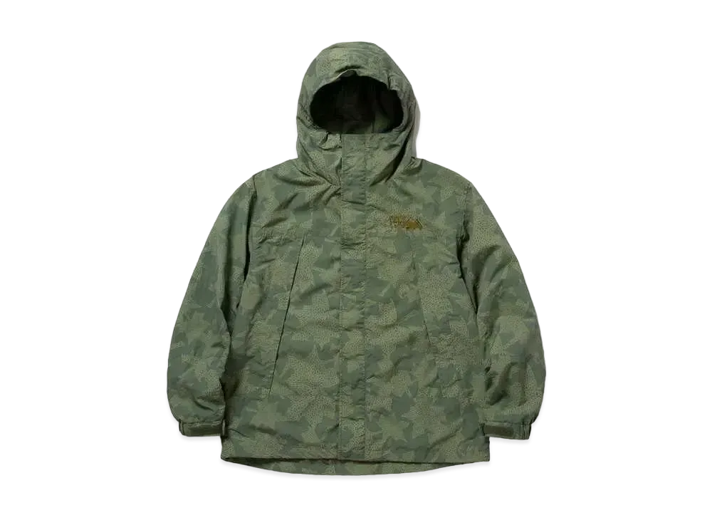 FIRST DOWN MOTOWN JKT SUPPLEX NYLON by E-WAX STUDIO "Leaf Green"