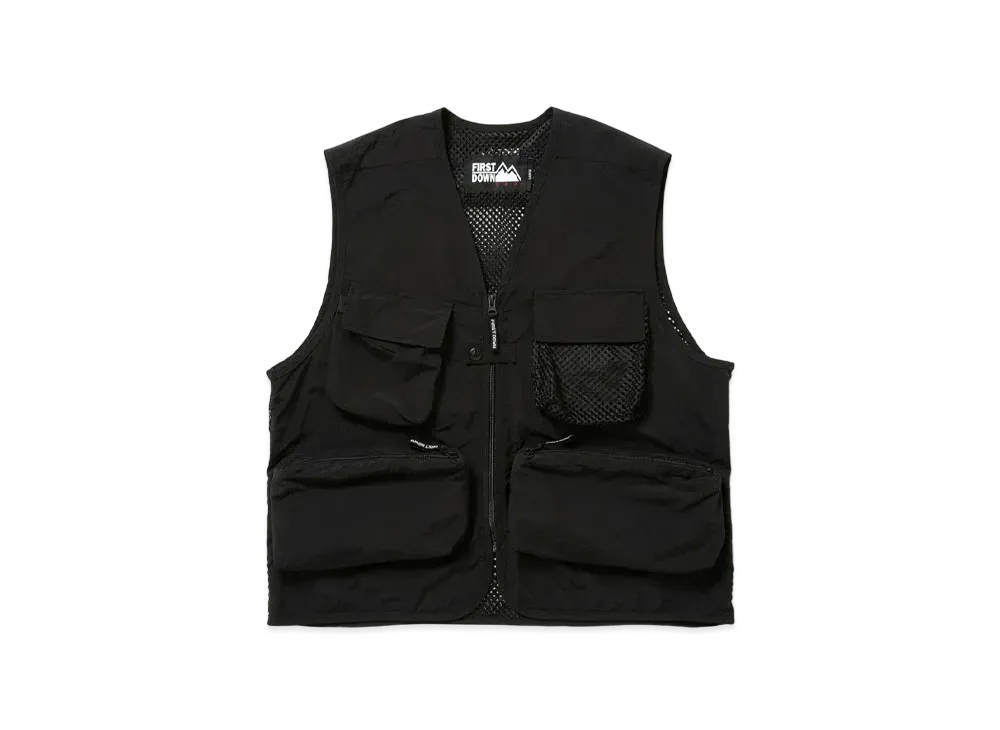 FIRST DOWN RIVER VEST SUPPLEX NYLON "Black"