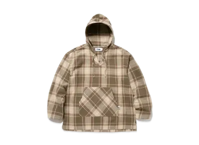 FIRST DOWN MEXICAN HOODIE COTTON NELCHECK "Beige"