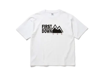 FIRST DOWN FDUSA S/S TEE COTTON JERSEY "White"