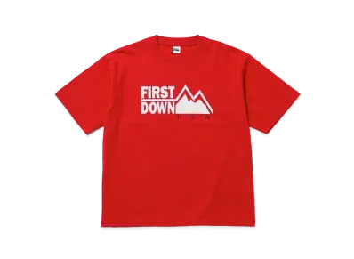 FIRST DOWN FDUSA S/S TEE COTTON JERSEY "Red"