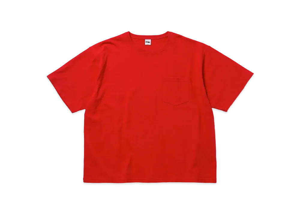 FIRST DOWN BAGGY TEE S/S COTTON HEAVY JERSEY "Red"