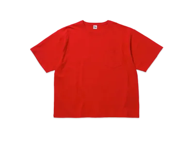 FIRST DOWN BAGGY TEE S/S COTTON HEAVY JERSEY "Red"