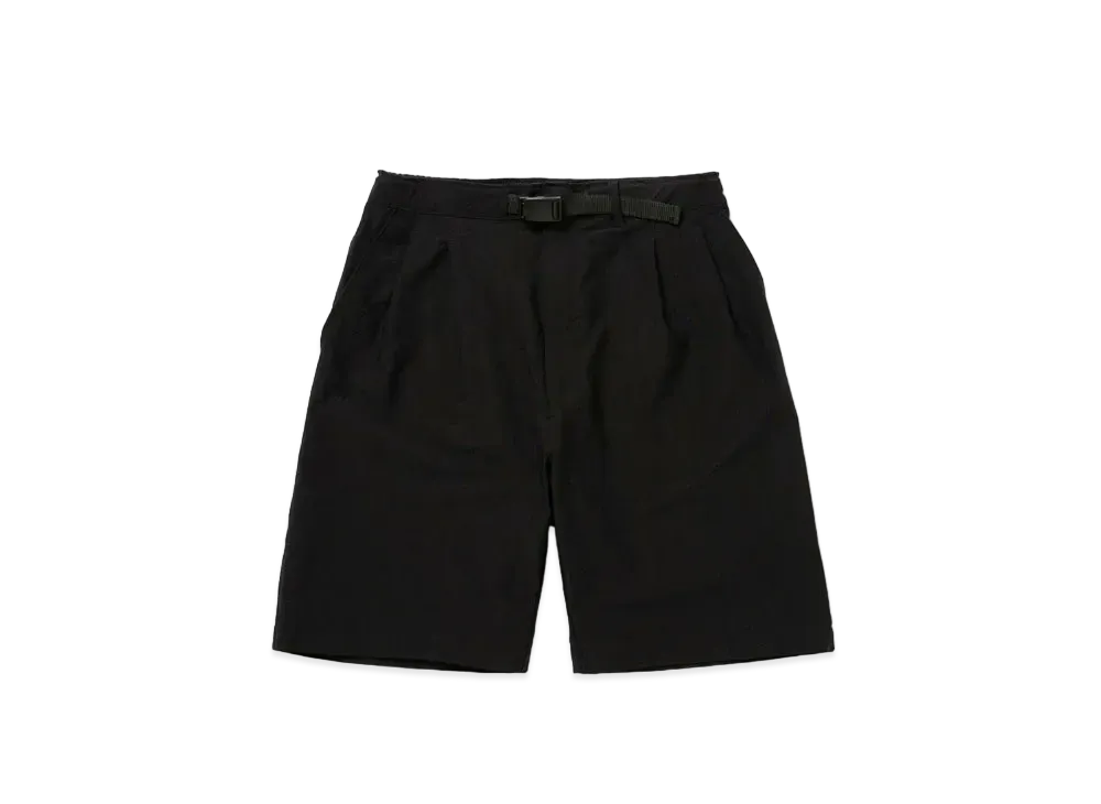 FIRST DOWN CHINO TUCK SHORTS N/P TWILL STRETCH "Black"