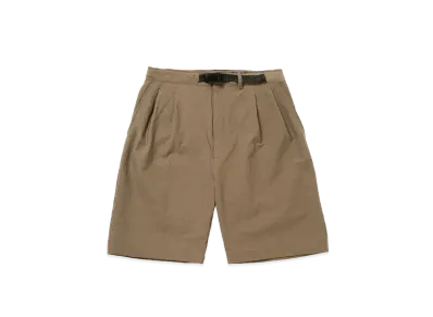 FIRST DOWN CHINO TUCK SHORTS N/P TWILL STRETCH "Light Khaki"
