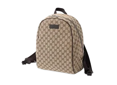 GUCCI GG Canvas Backpack "Beige"