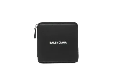 BALENCIAGA Cash Square Wallet "Black"